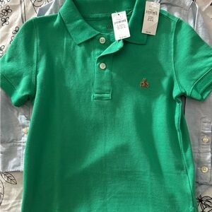 GAP Vibrant Green Kids Polo Shirt